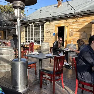 Outside patio.