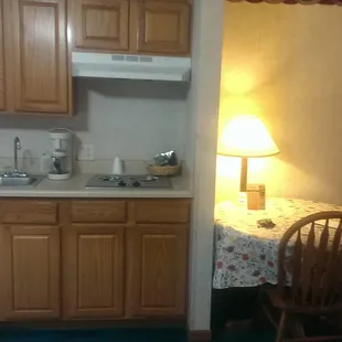 You have to pay extra to actually -use- the kitchen...