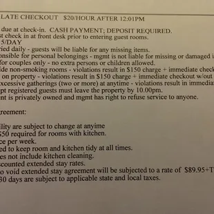 Here are the rules...