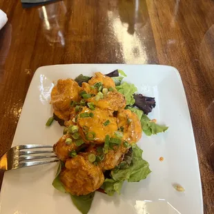 $14 Bang bang shrimp 9/10 one of the best ones I&apos;ve tried. definitely recommend and would come back