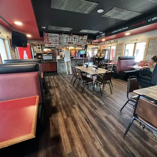 interior, sushi and sashimi