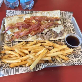 The All American with fries