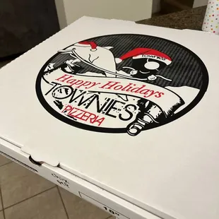 Christmas Pizza Box