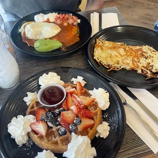 Homemade Belgian Waffle