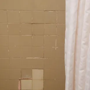 Shower tiles falling off