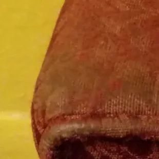 I have NO idea what is on the bedspreads that are obviously Never washed!