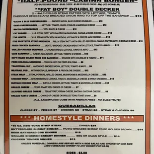 Menu (2 of 2)