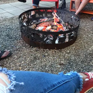 Watching the Killer Wails while sitting by the fire!