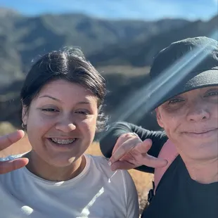 Mother daughter hike
