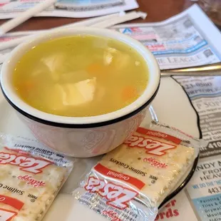 Chicken rice soup
