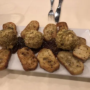 Pistachio Crusted Goat Cheese