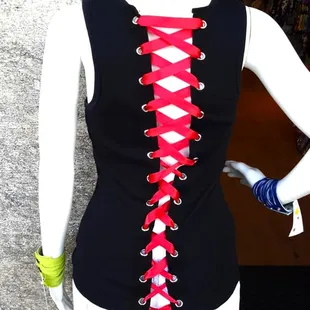 Lace up tank!  #frenchquarter #neworleans