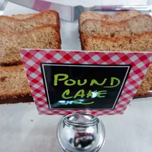 TOY &amp; JUDY&apos;S Vegan Pound Cake! 
Order A Slice!