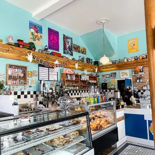 a bakery with a variety of pastries