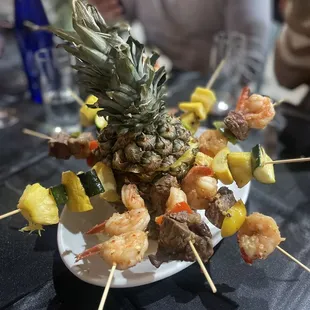 Pineapple skewers
