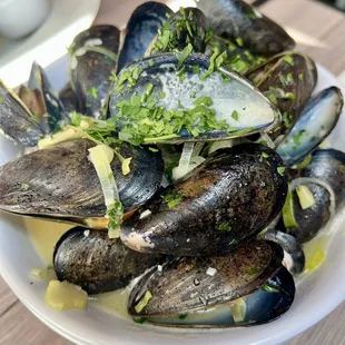 White mussels - so good!