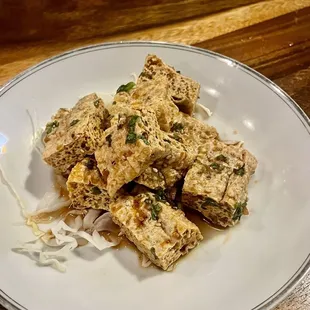 Crispy Garlic Tofu