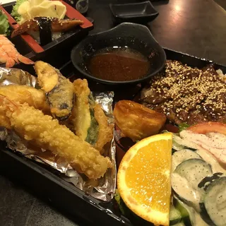 9. Beef Teriyaki and Tempura
