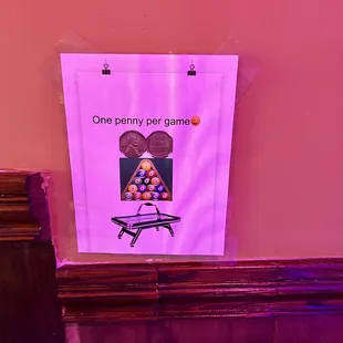 One penny per game for Ice Hockey