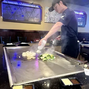 interior, sushi and sashimi