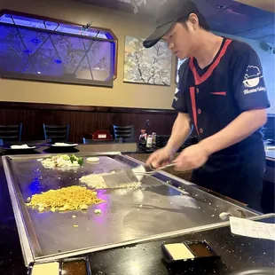 sushi and sashimi, interior