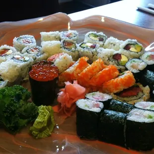 Assortment of rolls.