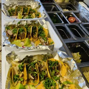 6 mini tacos pick the meet you want just for $6.99