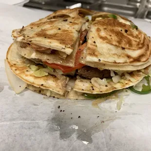 Quesadilla loca very good.