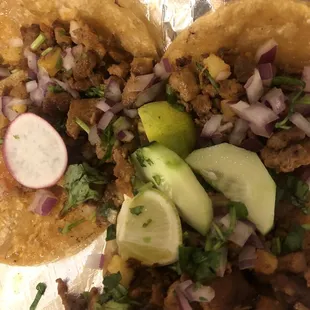 Al pastor mini tacos