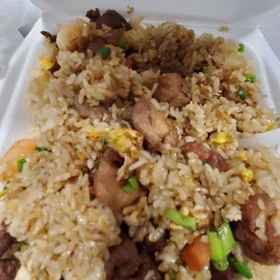 That house fried rice was some of the best I had. Beef, chicken and shrimp in it.