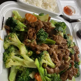 Broccoli Beef with Rice