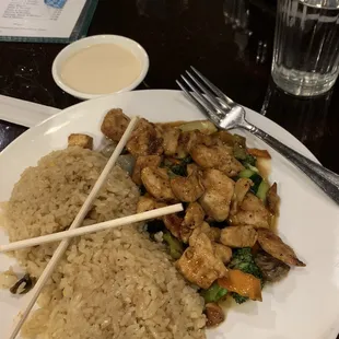 Hibachi lunch special