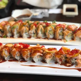 first roll, crazy monkey, second roll, lion roll.