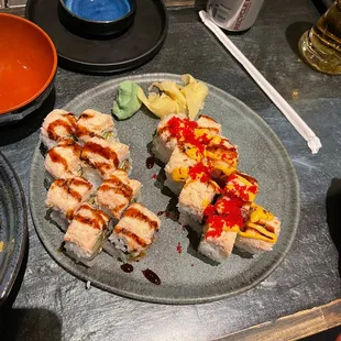 food, sushi and sashimi