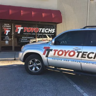 Look for our vehicles around Omaha