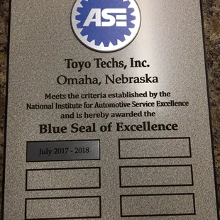 Recognized for only employing experienced, trained, and certified Technicians