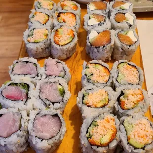 sushi and sashimi, food