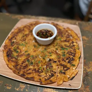 Kimchi pancake