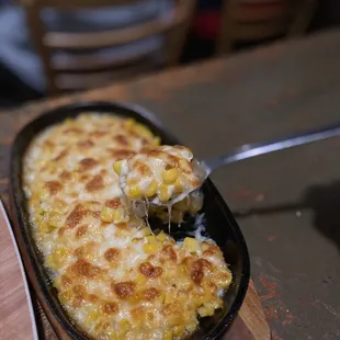 Corn cheese pull