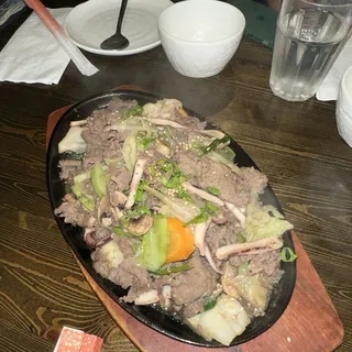 Calamari with Beef Bulgogi