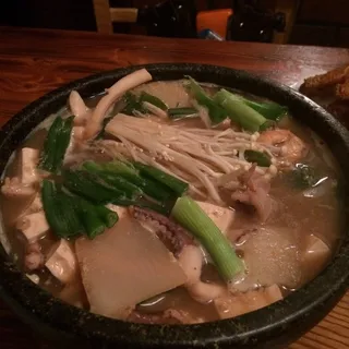 Seafood Soybean Paste Soup