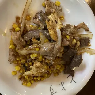 So so hibachi with dry meats