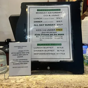 Prices as of 03/2024