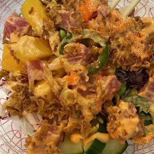 P2. Spicy Masago Tuna Poke