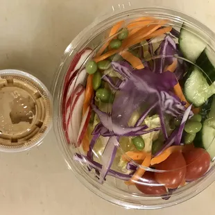 House Salad and a sesame dressing