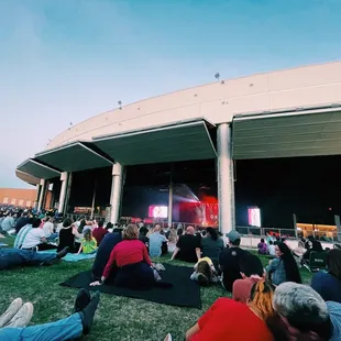 Lawn seating venue