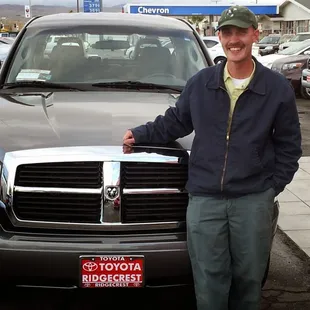 Happy customer Bobby with his new truck.