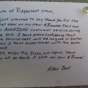 And thank you Mr.Bell.