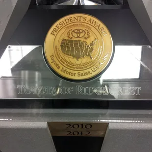 Presidents award