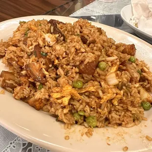 Pork belly fried rice